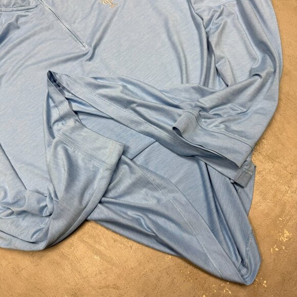 Johnnie-O Long Sleeve Golf 1/4 Zip Toronto Golf Club Stretchc Blue XL - Picture 7 of 7